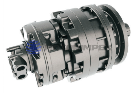 Гидромоторы радиально-поршневые GM2 с редуктором R20FA/R21