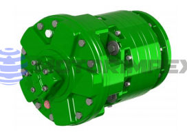 Гидромоторы радиально-поршневые GM4 с редуктором R23R