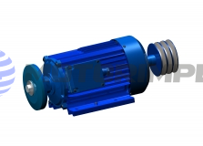 Трехфазные асинхронные электродвигатели A