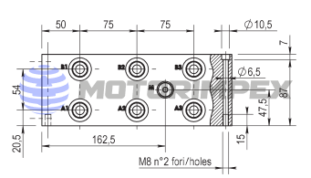 Секционные монтажные плиты BMA с предохранительным гидроклапаном