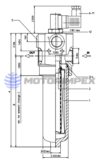 Фильтры напорные MDV переключаемые