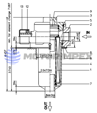 Фильтры сливные TEFB
