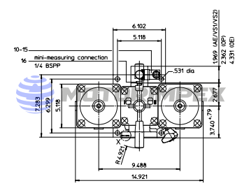Фильтры напорные EDU переключаемые из нержавеющей стали