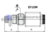 Cartridge electric valves NO/NC EFM