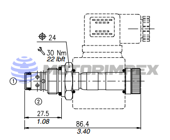 Безутечные картриджные гидрораспределители EC08A