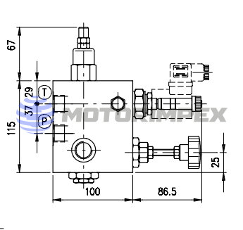 Гидравлические блоки VE/B/VMP/VUI/SR для гидроцилиндров одностороннего действия (для лифтов)