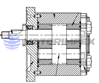 Гидромоторы шестерённые OT300 (группа 3)