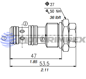 Картриджные гидрозамки BCB
