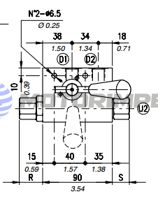 Гидрозамки одностороннего действия VBPSL/R с краном