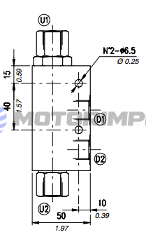 Гидрозамки одностороннего действия VBPSL и VBPSF