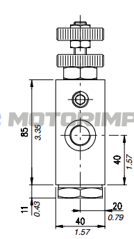 Flow control valve VPR/2/U