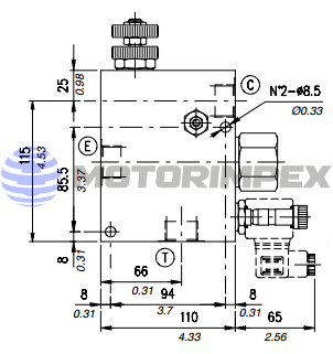Регуляторы расхода VPR/3/ET с предохранительным клапаном VMP/VE