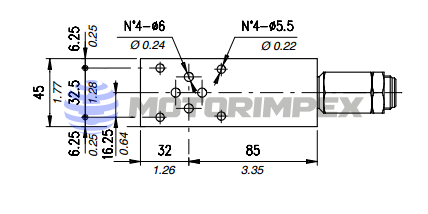 Тормозные клапаны одностороннего действия VOSL/ML