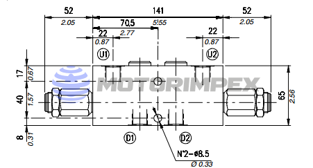 Тормозные клапаны двустороннего действия VODL