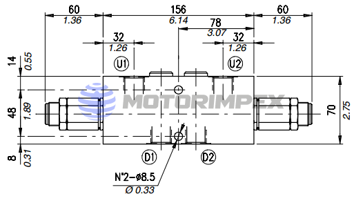 Тормозные клапаны двустороннего действия VODL/SC/CC