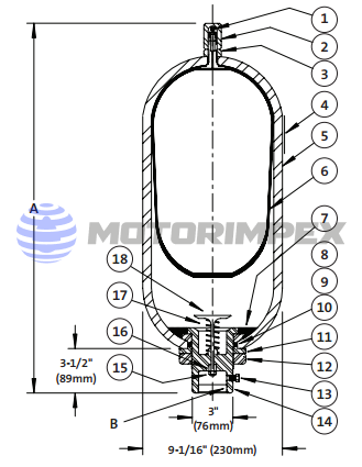 Гидроаккумуляторы баллонные TBR30