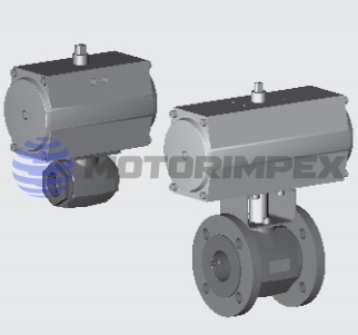 Шаровые краны с пневматическим управлением