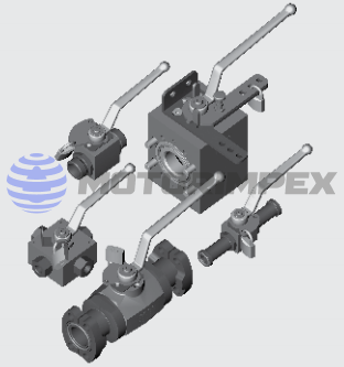 Шаровые краны с фиксатором