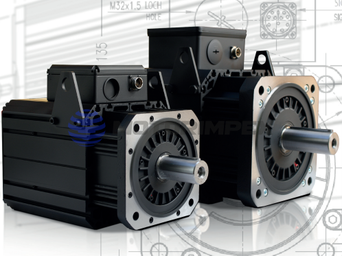 Монофазные сервоэлектродвигатели HSM