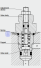 Pressure relief valve poppet type DB3E