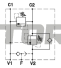 Предохранительные клапаны ORVSA двустороннего действия для гидромоторов