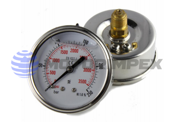 Манометры осевые глицеринонаполненные MGE.P