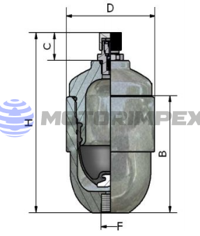 Гидроаккумуляторы мембранные HST