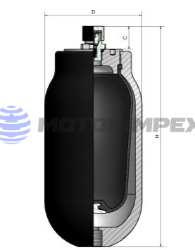 Гидроаккумуляторы баллонные HTR