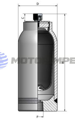 Гидроаккумуляторы мембранные HTRX из нержавеющей стали