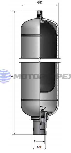 Гидроаккумуляторы баллонные HBX из нержавеющей стали