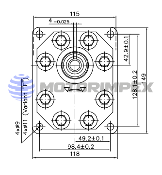 Гидромоторы шестерённые 30MR