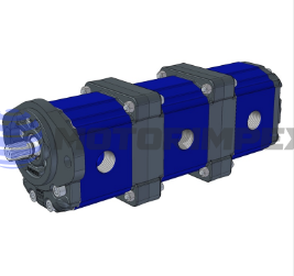 Секционные шестерённые насосы 9M331 (Ø101.6 ‘SAE B’ FLANGE)