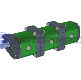 Секционные шестерённые насосы 9M168 (Ø50.8 ‘SAE AA’ FLANGE)