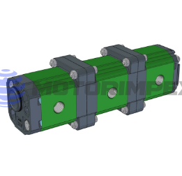 Секционные шестерённые насосы 9M161 (Ø32 Standard German ‘BH’ FLANGE)