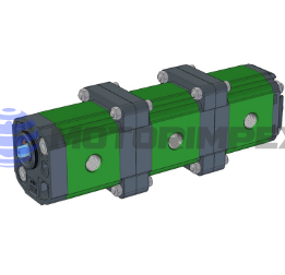 Секционные шестерённые насосы 9M140 (Ø32 ‘HY’ FLANGE)