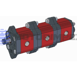 Секционные шестерённые насосы 9M001 (Ø22 Standard FLANGE)