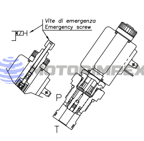 Безутечные картриджные гидрораспределители VEP-80-102L-34GAS