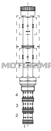 Картриджные гидрораспределители SV22-43-B