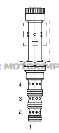 Картриджные гидрораспределители SV10-42-C