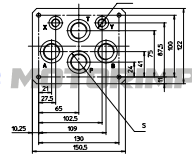 Монтажные плиты BA для гидрораспределителей DK, DKE, DKQ, DKZOR и DLKZOR