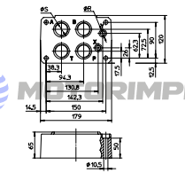 Монтажные плиты BA для гидрораспределителей DP, DPH, DPHI, DPHE, DPHA, DPHW и DPZO