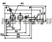 Монтажные плиты BA для гидрораспределителей DP, DPH, DPHI, DPHE, DPHA, DPHW и DPZO