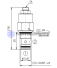 Catridge throttle valve FC08-2A with check valve