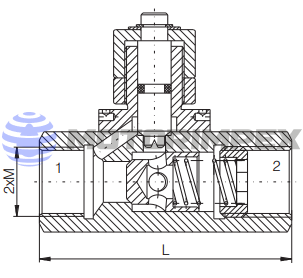 Дроссели DROK-T-25 с обратным клапаном