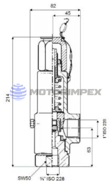 Предохранительные клапаны VG34 для гидроаккумуляторов