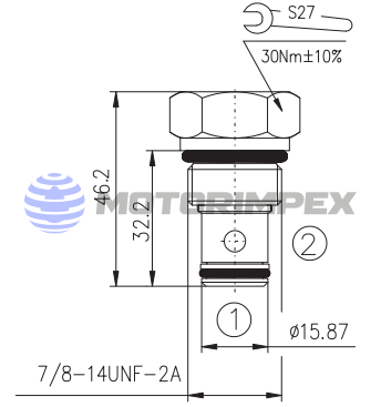 Картриджные обратные клапаны CV10-2B