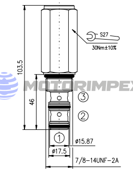 Картриджные клапаны последовательности PSV10-3D