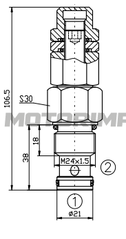 Картриджные предохранительные клапаны KP-70