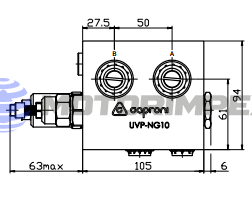 Клапаны разгрузки UVP для сдвоенных насосов