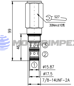 Картриджные редукционные клапаны PRV10-3A